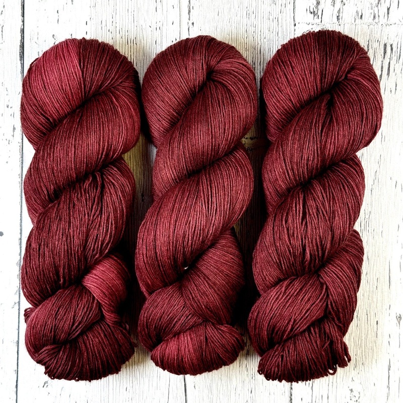 Black Cherry - Filigree Lace - Dyed Stock