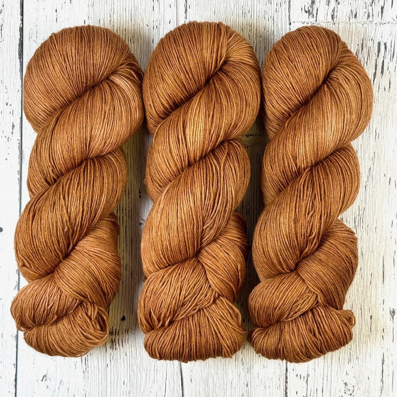 Cinnamon Toast - Filigree Lace - Dyed Stock