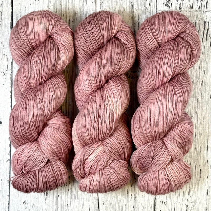 Dusty Rose - Filigree Lace - Dyed Stock