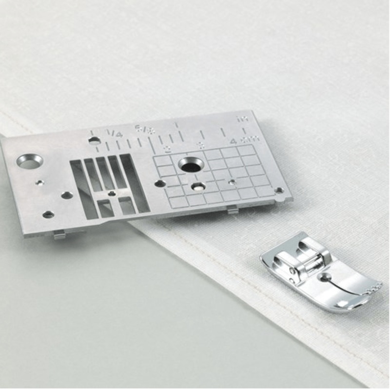 Needle plate, straight stitch