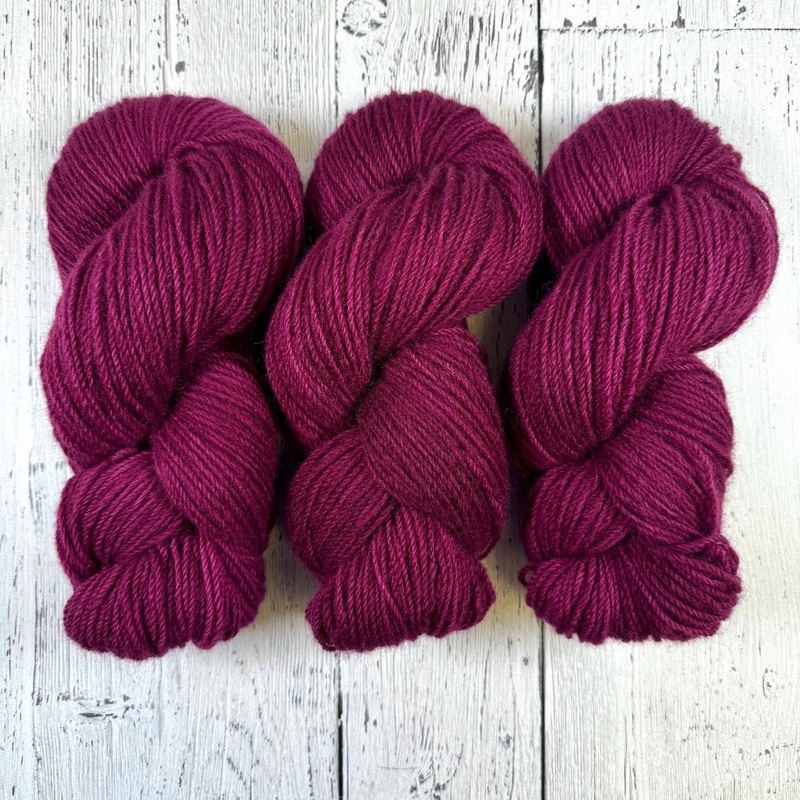 Contented Grapes - Heritage DK (Batch 8) - Natural White - Dyed Stock