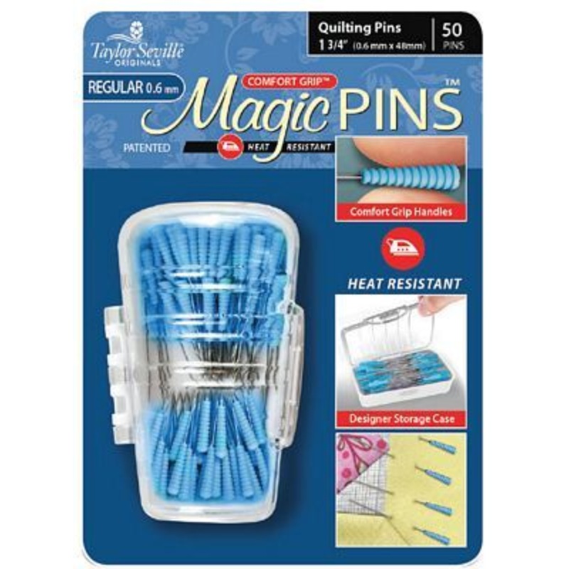 Magic Pins Regular Quilting 1.75 in 50 pins
