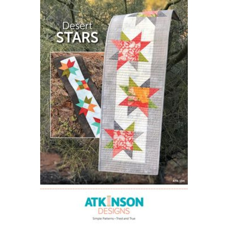 DESERT STARS Table Runner Pattern