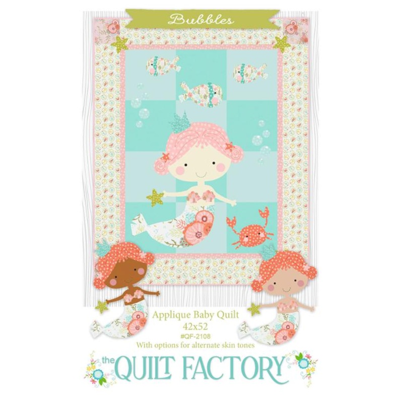 BUBBLES Applique Baby Quilt Pattern by Quilt Factory