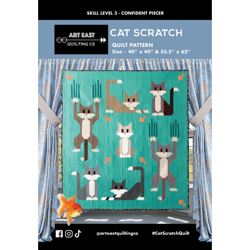 CAT SCRATCH Quilt Pattern Booklet
