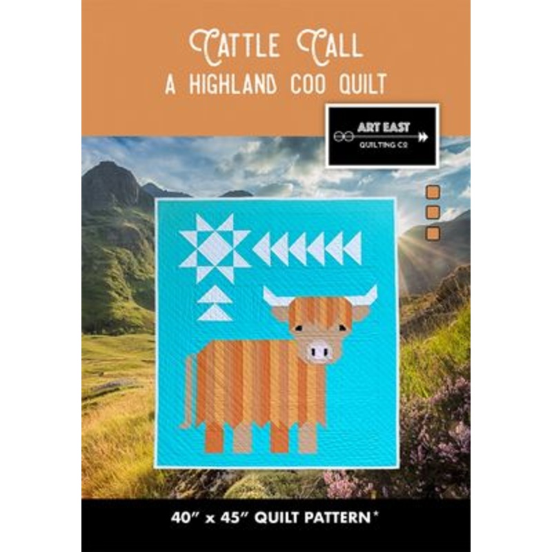 Cattle Call: A Highland Coo Quilt Pattern