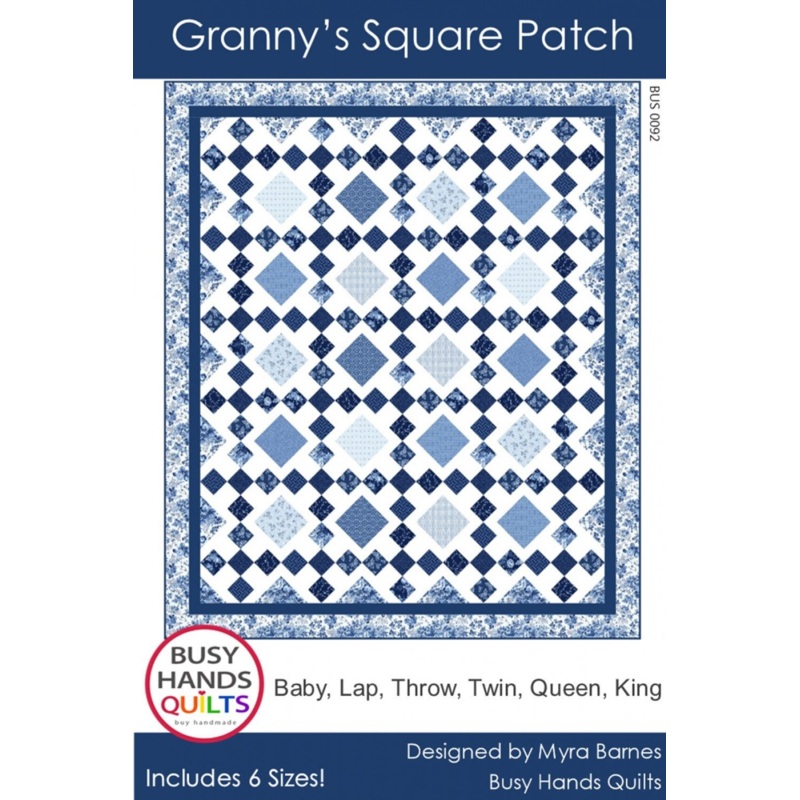 GRANNY'S SQUARE PATCH Quilt Pattern