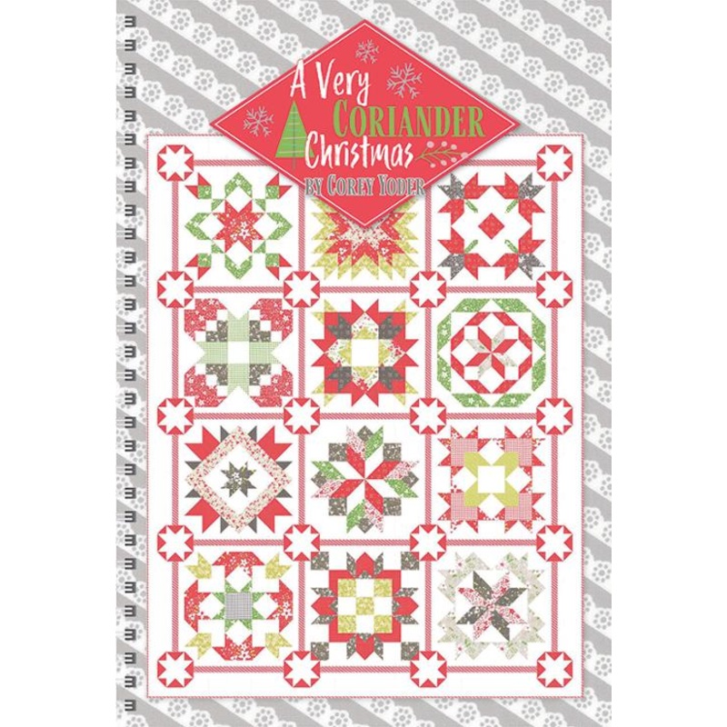 A VERY CORIANDER CHRISTMAS BOOK Quilt Pattern Book by Coriander Quilts