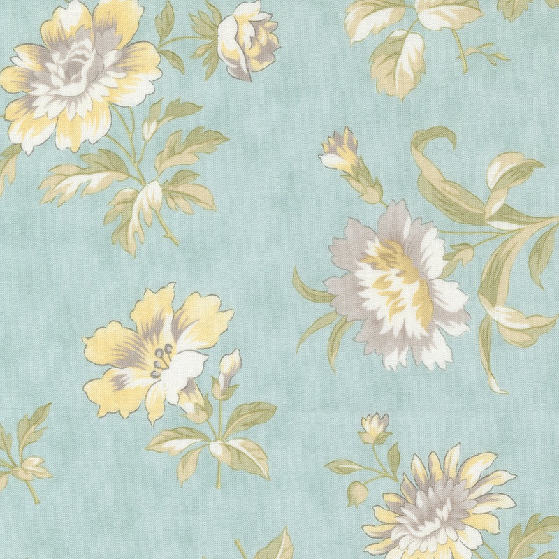 Honeybloom WATER: 44340 12 (1/2 yd.)