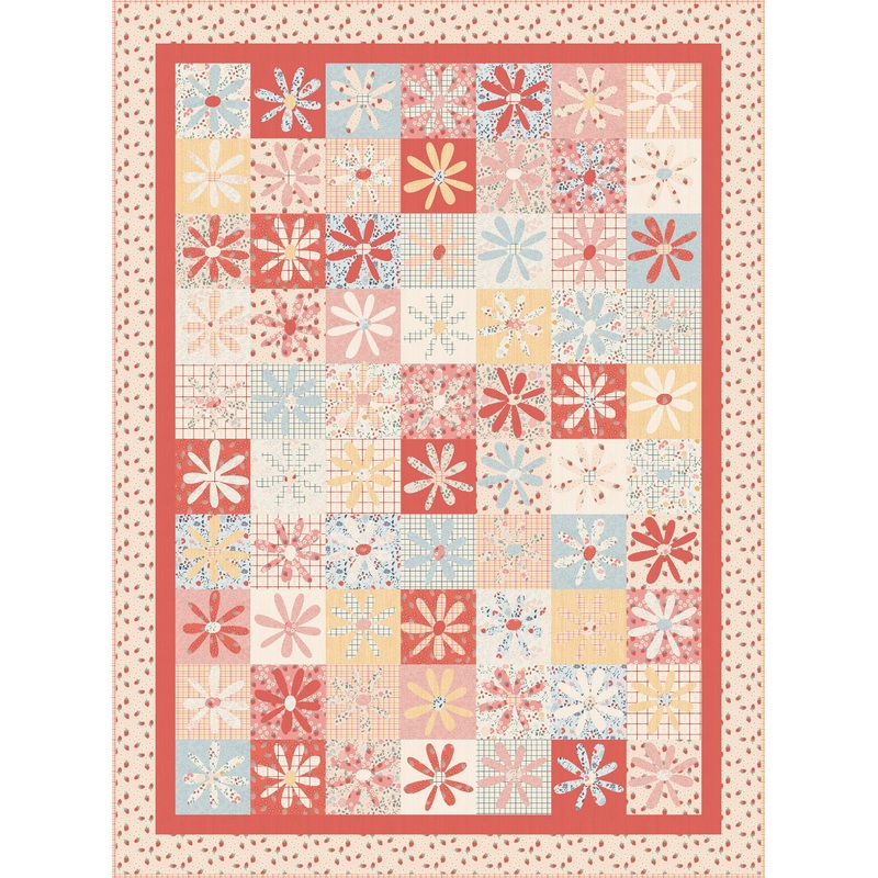 LAZY DAISY Applique Quilt Pattern by MEAGS & ME
