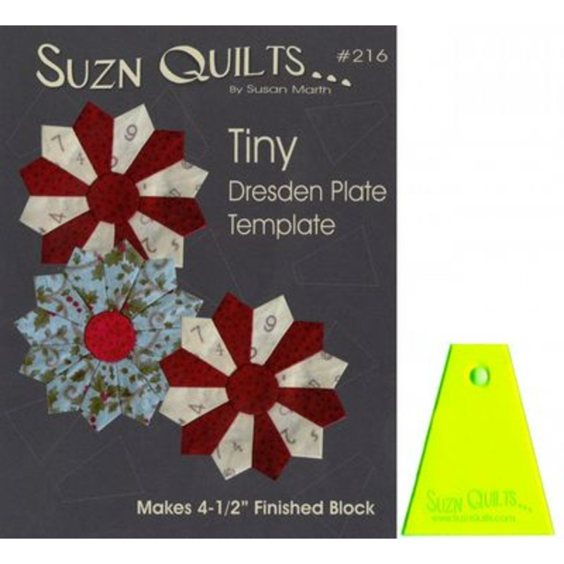 Tiny Dresden Plate Template