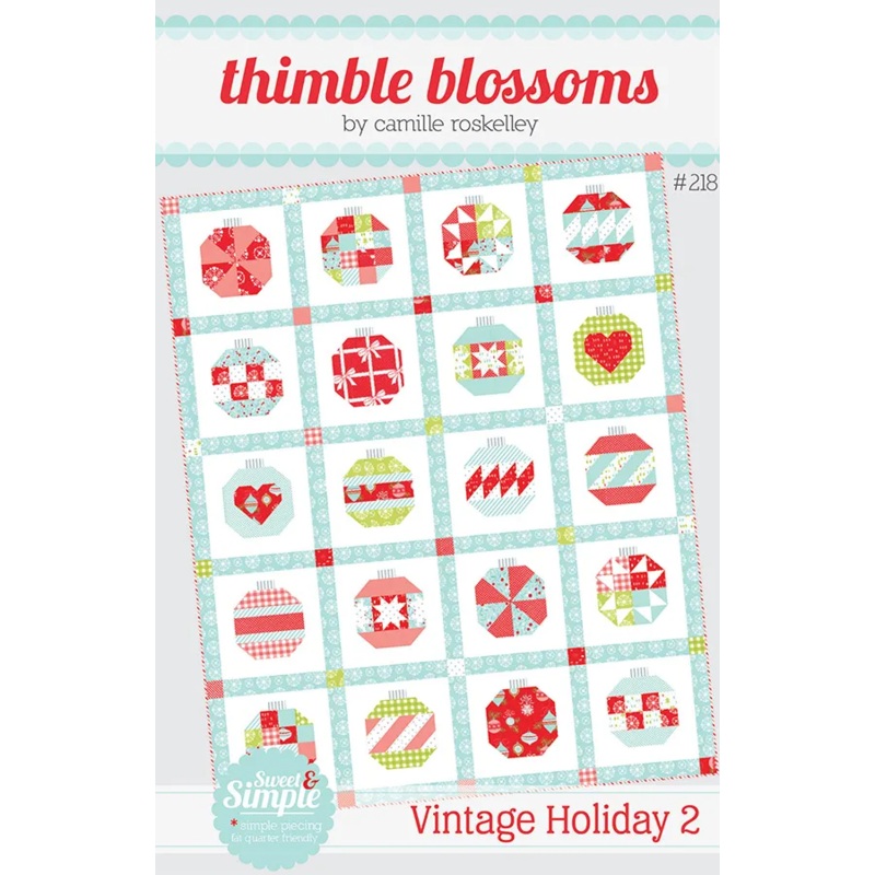 Vintage Holiday 2 Quilt Pattern by Thimble Blossoms