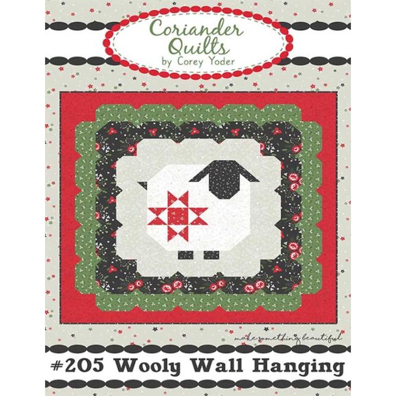 WOOLY WALL HANGING Quilt Pattern by Coriander Quilts