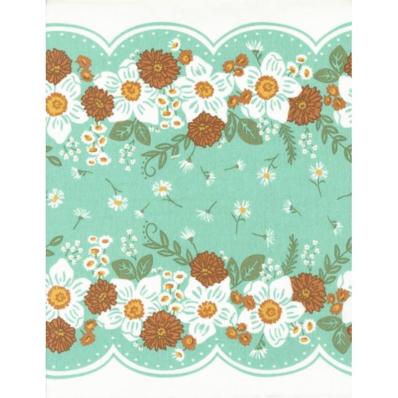 16 Classic Retro Toweling - Country Flower $8.99/yd