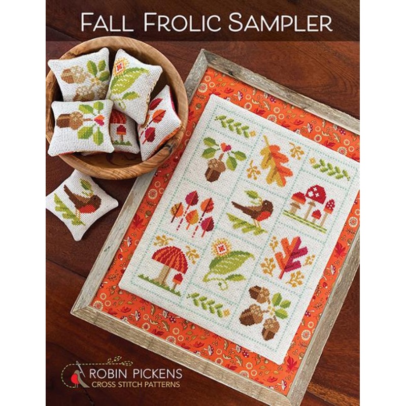 Fall Frolic Sampler - Cross Stitch Pattern