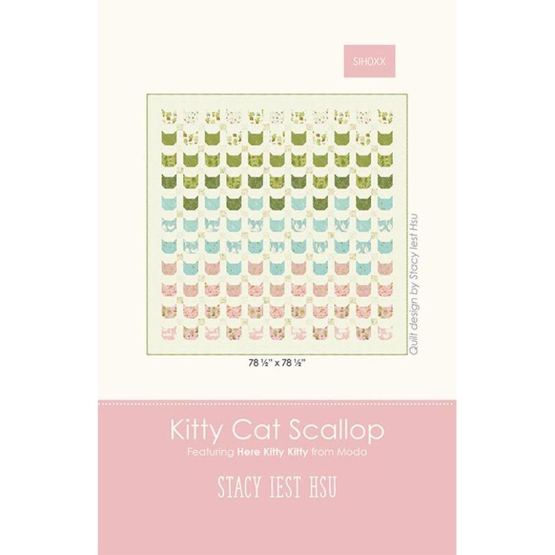 Kitty Cat Scallop Quilt pattern