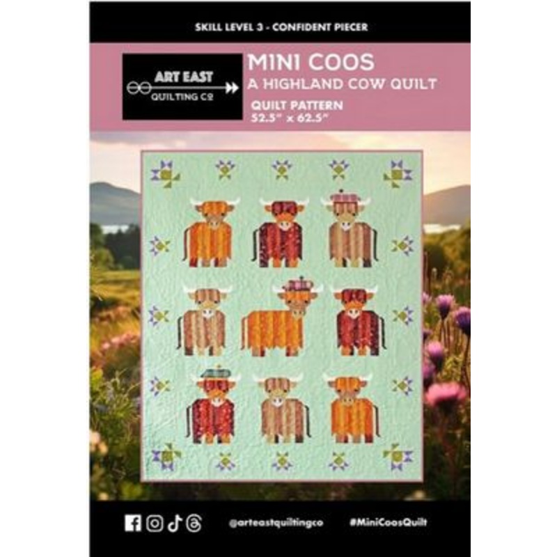 MINI COOS A Highland Cow Quilt Pattern