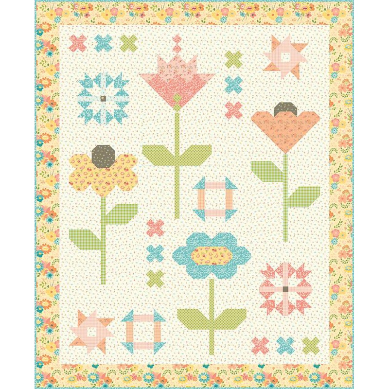 MIXED BOUQUET Quilt Pattern by SANDY GERVAIS