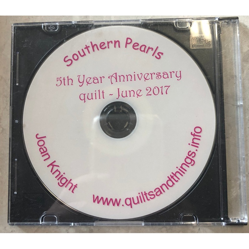 Southern Pearls CS7 Instructional DVD by Joan Knight (June 2017)