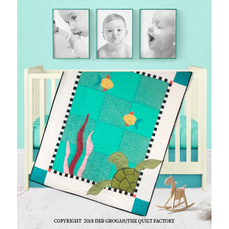 SIMON SEA TURTLE Applique Quilt Pattern by The Quilt Factory