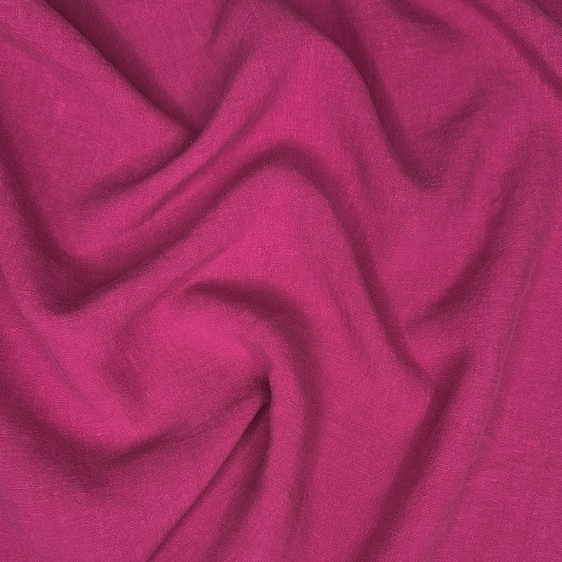 100% Linen Cairo - Magenta $30.99/ Yard