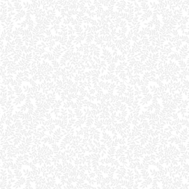 Classic Keepsakes MINI FERNS WHITE: 1464909B - (1/2 yd.)