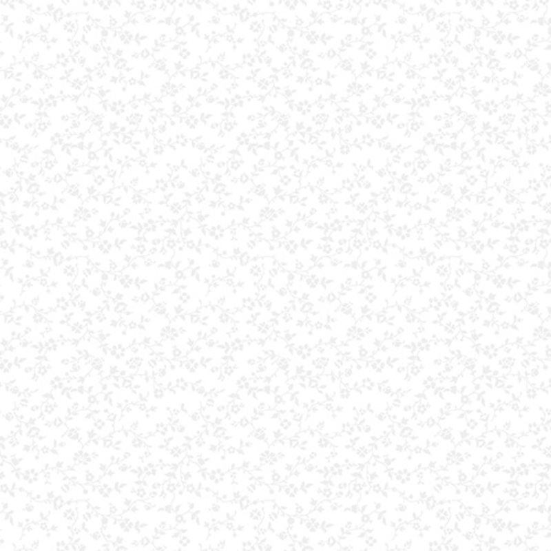 Classic Keepsakes VINYARD FLORAL WHITE: 1465909B - (1/2 yd.)