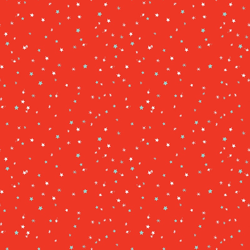 Jingle Bells: SPRINKLES RED Fabric C14837-RED (1/2 yd.)