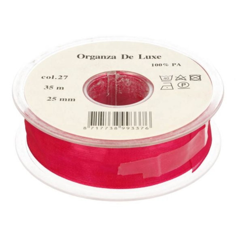 Organza Ribbon- Burgundy  $1.99/Yard