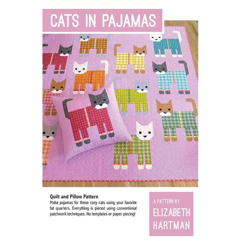 Cats in Pajamas - Elizabeth Hartman Quilts