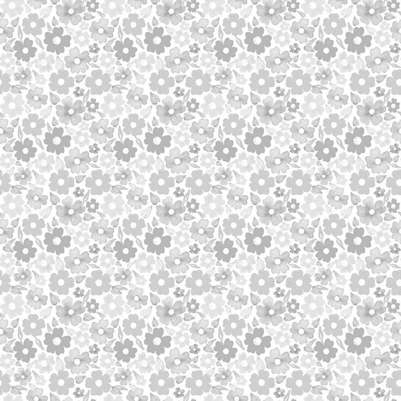Cotton Pigment Print: BLOSSOM Fabric (1/2 yd.)