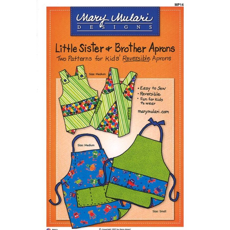 Little Sister and Brother Aprons