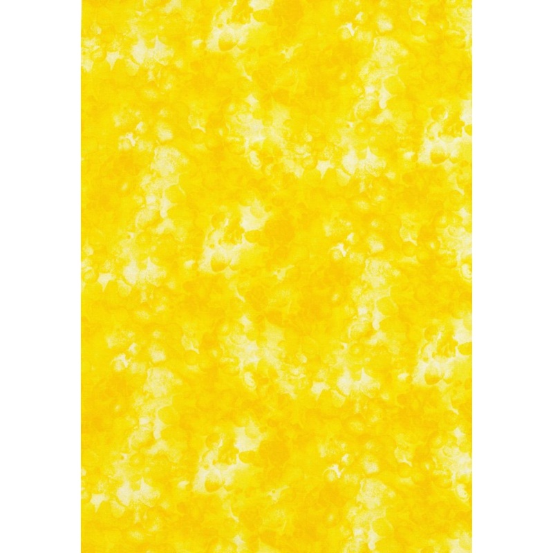 Solid-ish Watercolor Texture - BANANA Fabric for Timeless Treasures (1/2 Yd.)