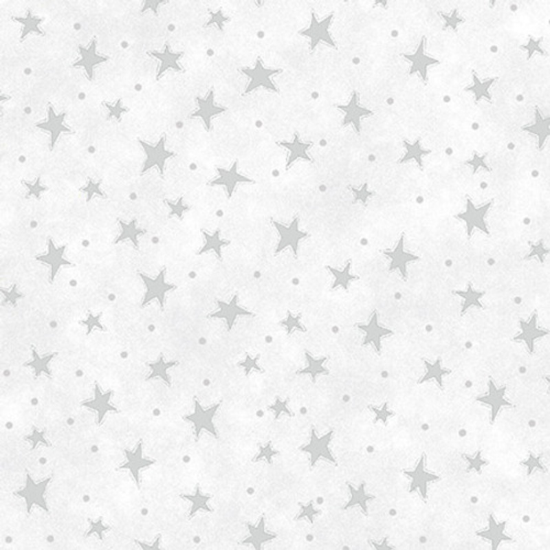 Starry Basics: LT. GRAY 8294-09 Fabric (1/2 yd)