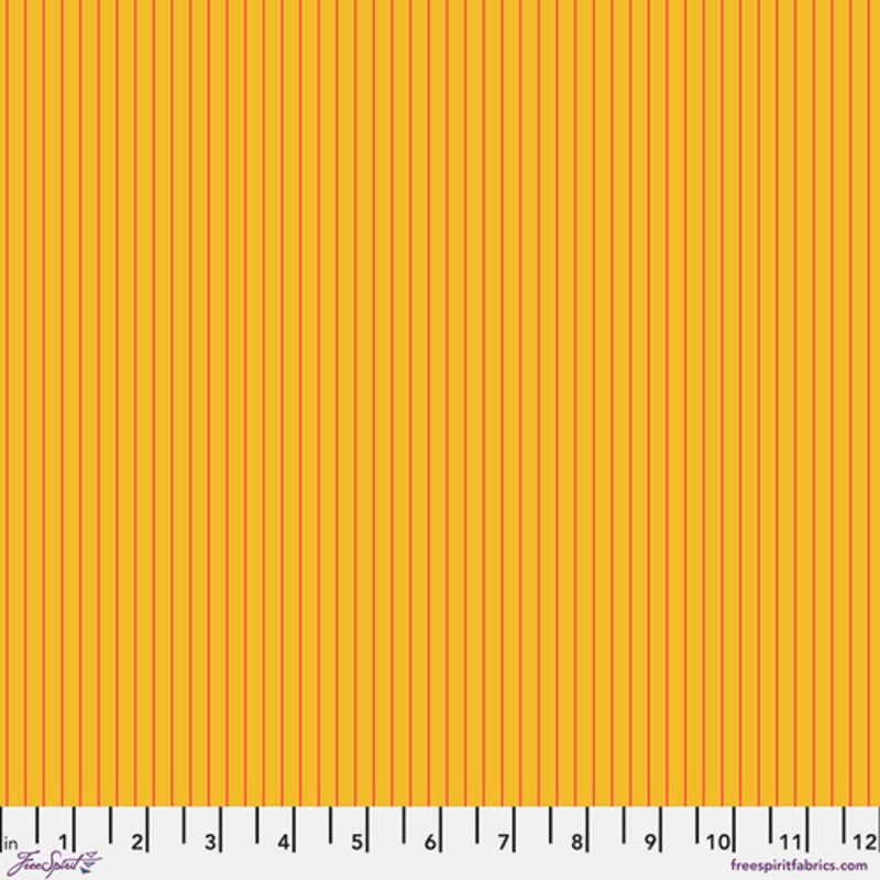 TINY STRIPES: SUNRISE- by Tula Pink (1/2 yd.)