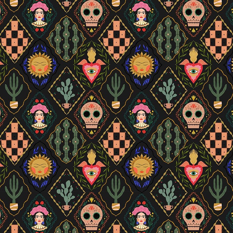 Viva La Vida - Midnight $12.99/yard