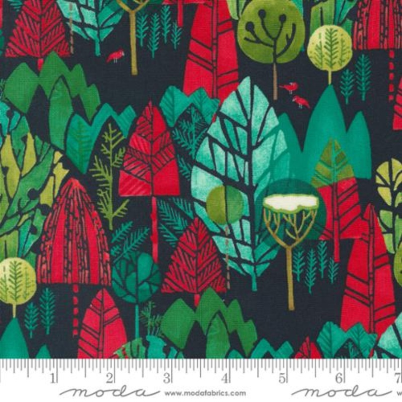 Winter Landscape Soft Black $12.99/ Yard