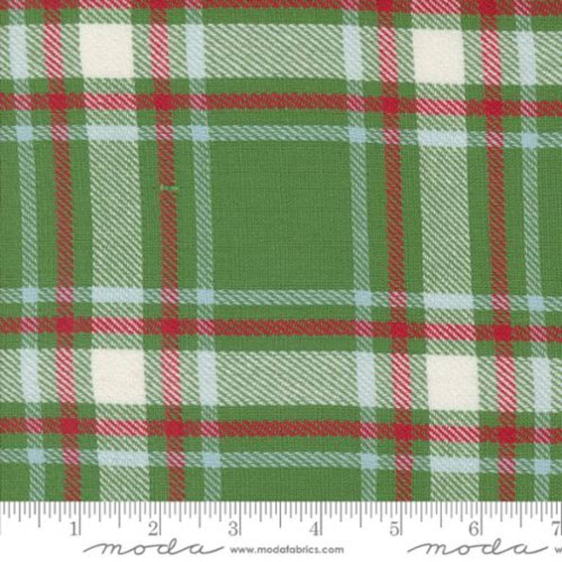 16 Green Plaid Toweling $8.99/yd