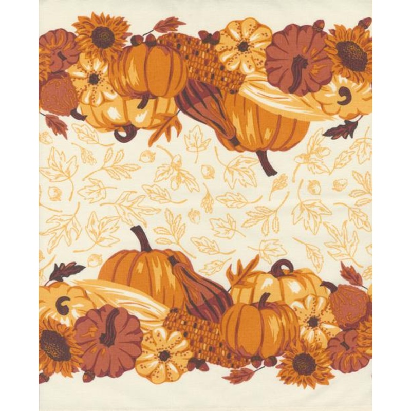 16 Pumpkin Harvest Toweling $8.99/yd