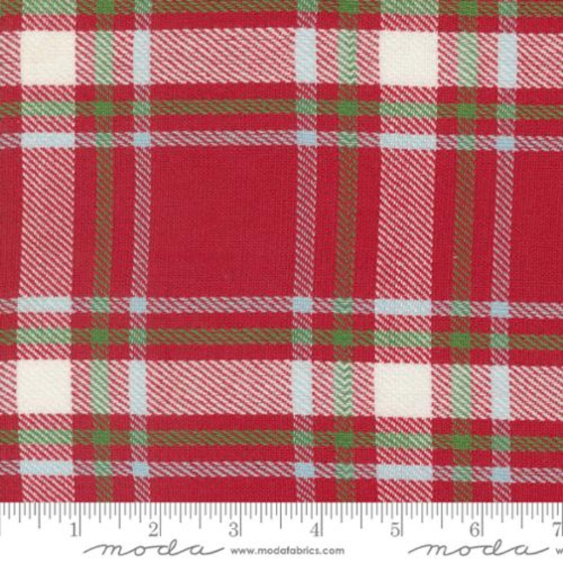 16 Red Plaid Toweling $8.99/yd