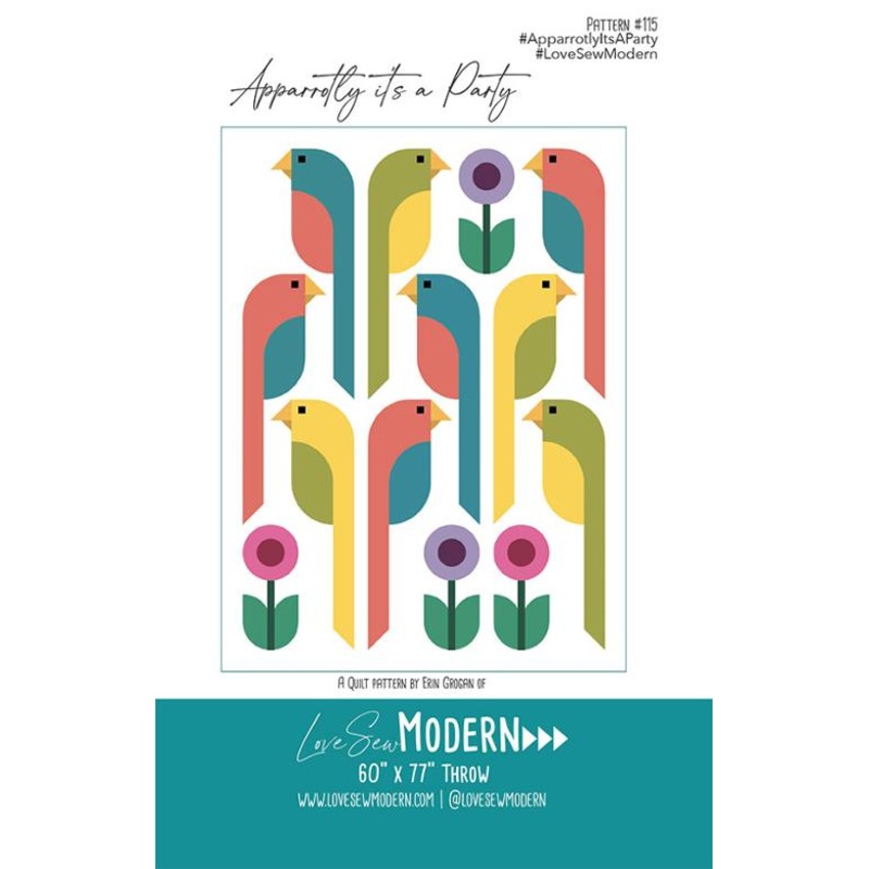 Apparrotly It's A Party Quilt Pattern