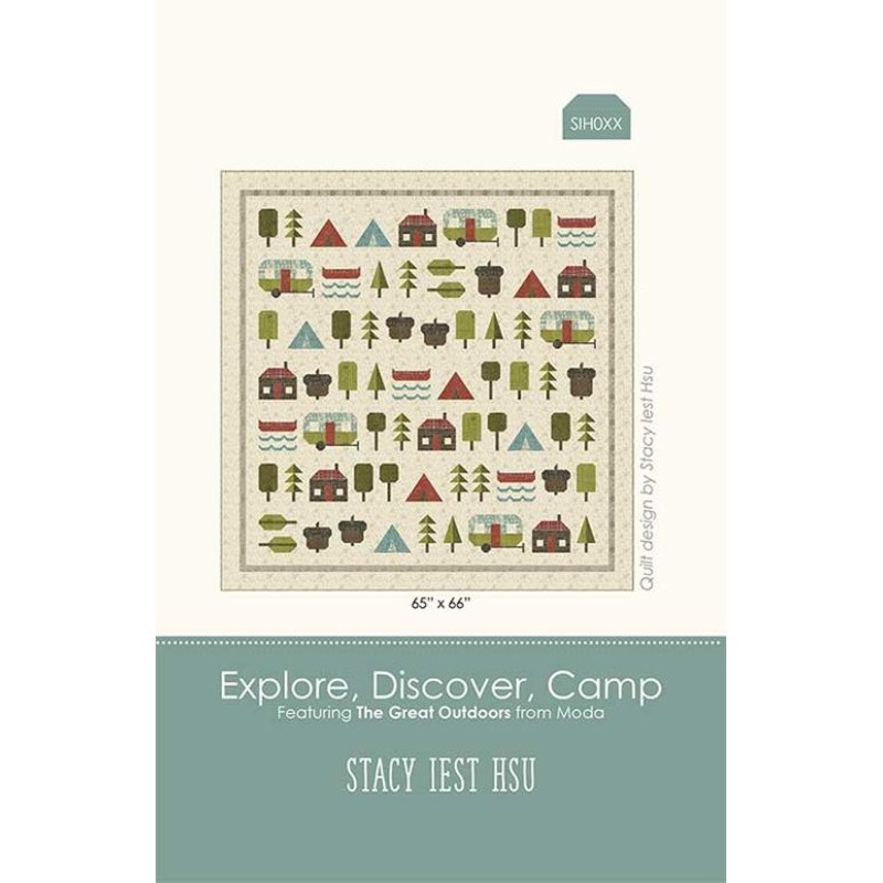 Explore, Discover, Camp Quilt pattern