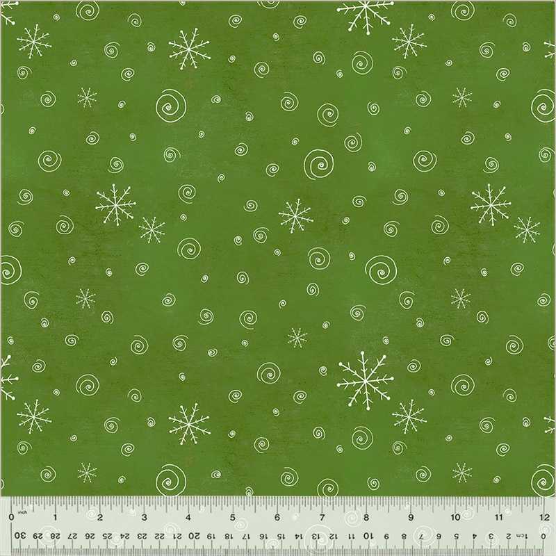 A Very Terri Christmas: SNOW FLURRIES-TREE Fabric (1/2 yd.)