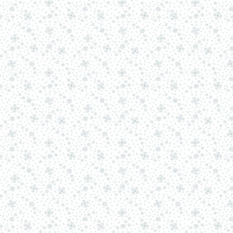 Cream & Sugar XII: DOTTED DITSY DESIGN White-on-White Fabric (1/2 yd.)