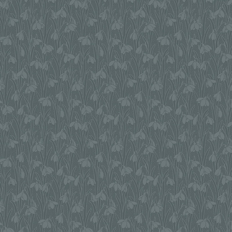 Liberty Fabrics Snowdrop Spot: SMOKED GLASS (1/2 yd.)