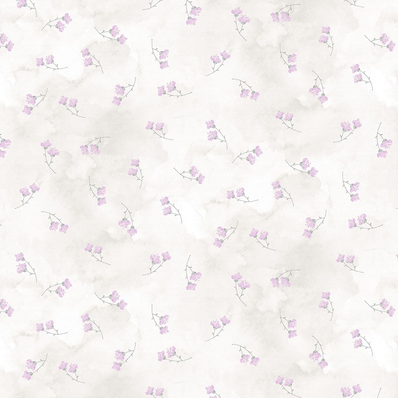 Soft Spoken LILAC Fabric by Henry Glass (1/2 yd.)