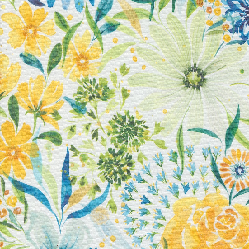 Sunshine and Blue Skies: CLOUD Fabric by Create Joy Project (1/2 yd)