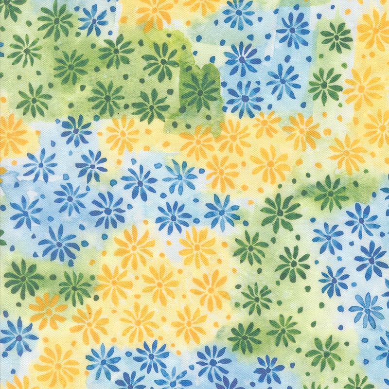 Sunshine and Blue Skies: MULTI Fabric by Create Joy Project (1/2 yd)