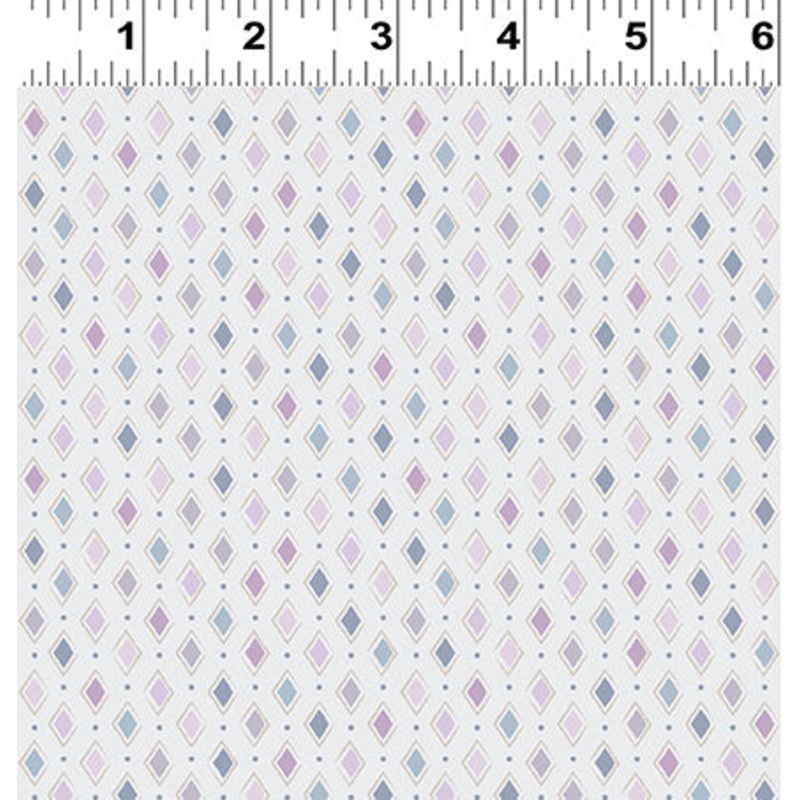 Winter Gardens: DIAMONDS-MULTI COLOR Fabric by Meags & Me (1/2 yd.)