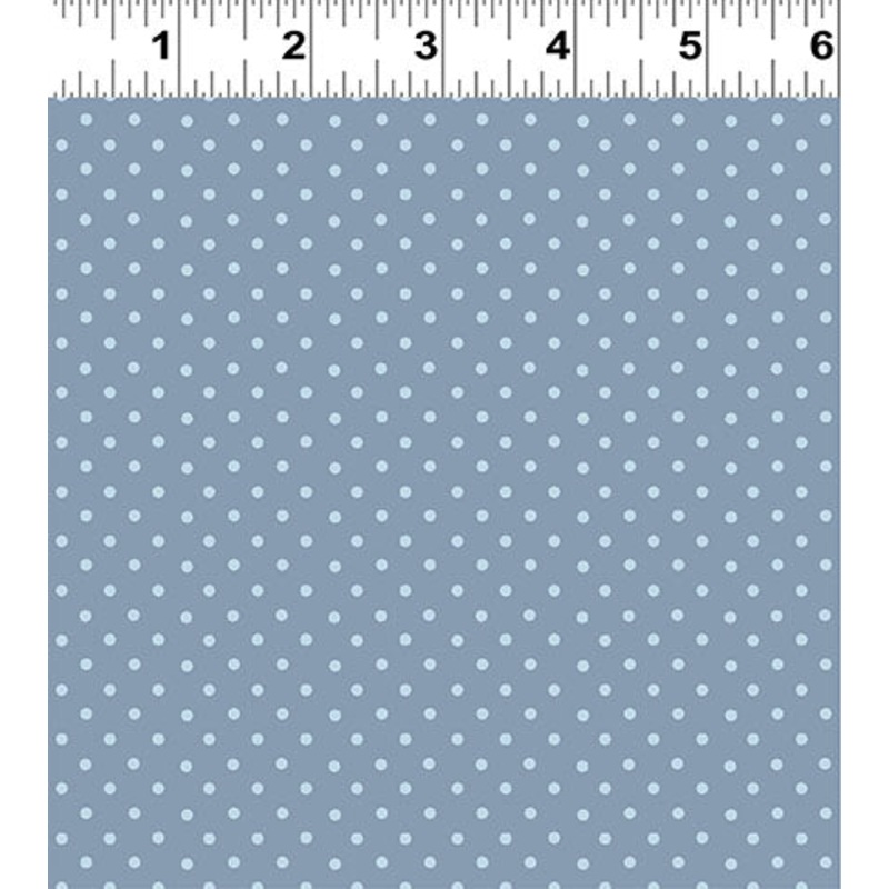 Winter Gardens: SWISS DOT- DENIM Fabric by Meags & Me (1/2 yd.)